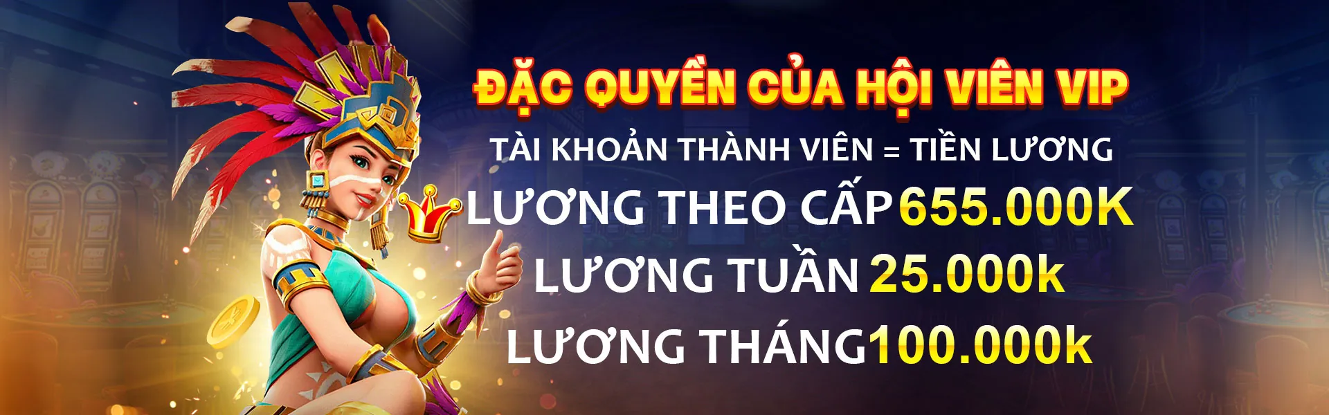 Hình ảnh quảng bá các ưu đãi hấp dẫn của vm88 nhà cái